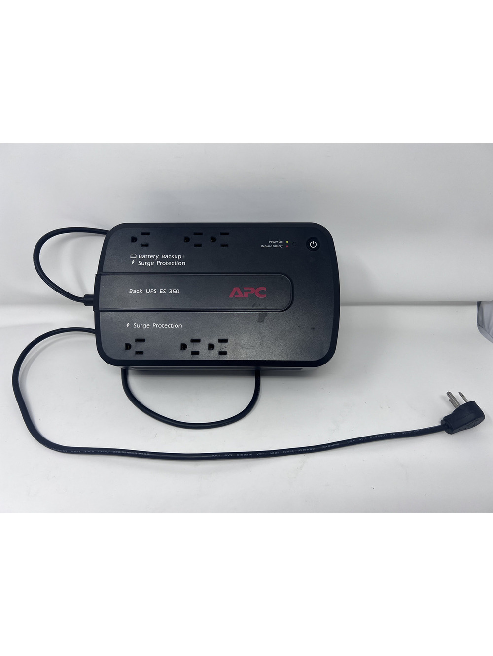 APC Back-UPS ES 350 Battery Backup and Surge Protector - NEEDS BATTERY
